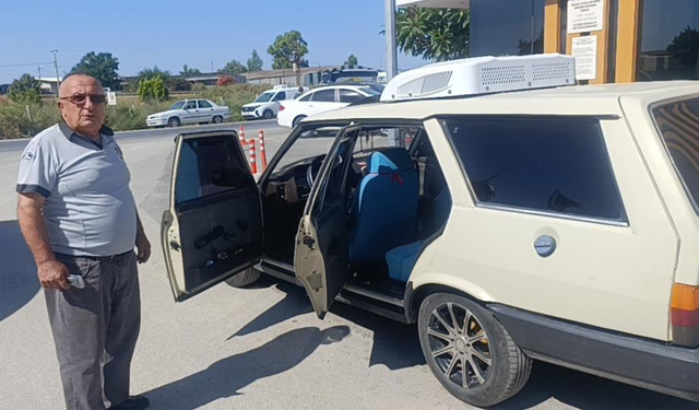Sıcaktan bunaldı, 1988 model Kartal'a otobüs kliması taktırdı