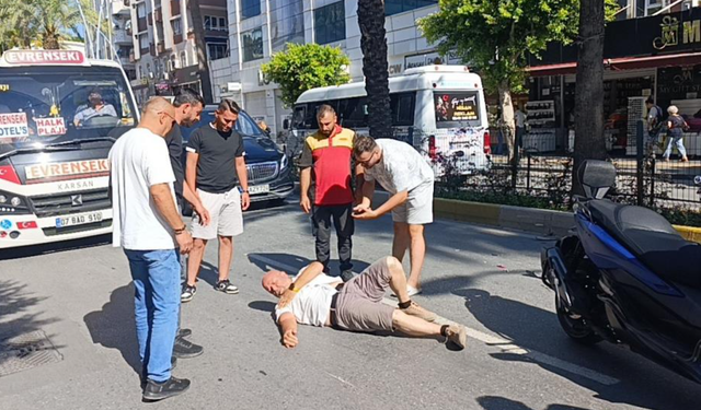 Duran araçları son anda fark ettiler, Kaza kaçınılmaz oldu!