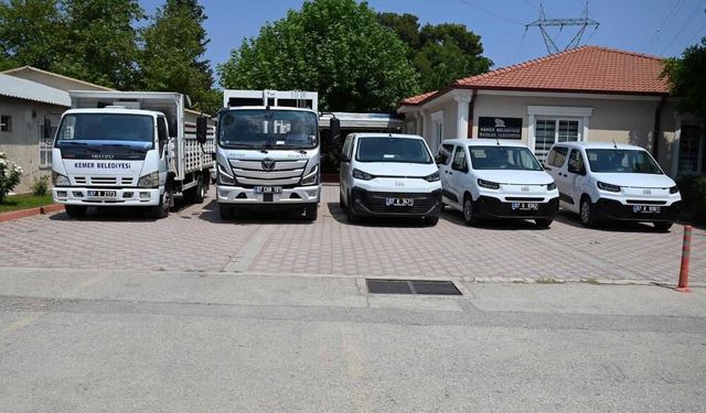 Kemer Belediyesi araç filosunu güçlendirmeye devam ediyor
