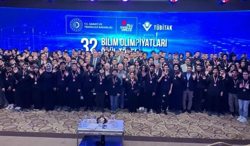 32. Bilim Olimpiyatları Ödül Töreni, ANFAŞ’ta düzenlendi