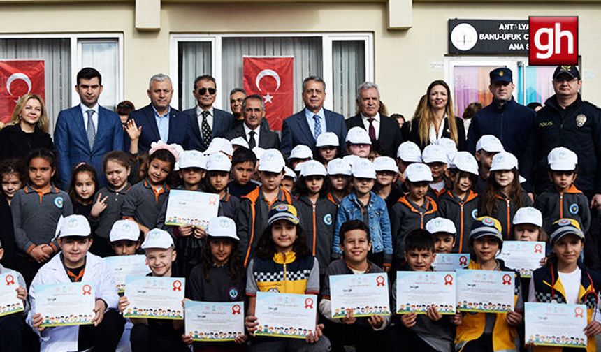  Aksu’da öğrenciler ‘Sağlık Elçisi’ belgelerini aldı