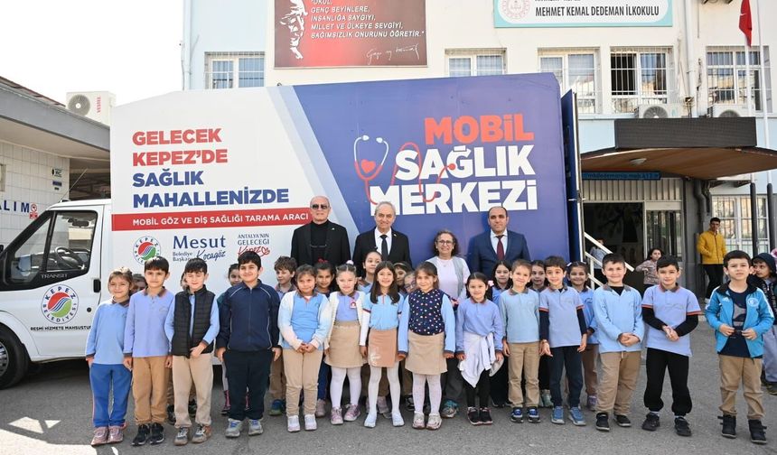 Kepez'de 32 bin 383 öğrenciye göz taraması