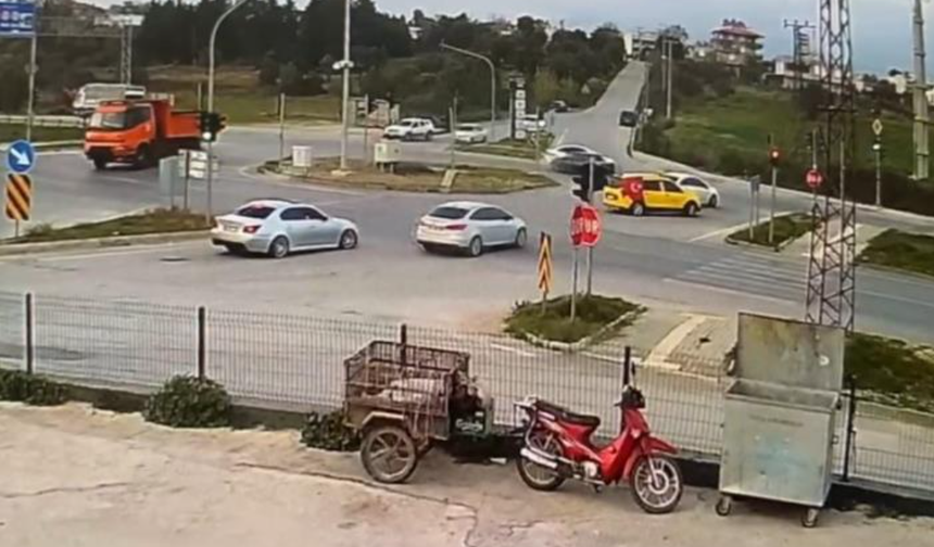 Kural tanımadı, kaza kaçınılmaz oldu!