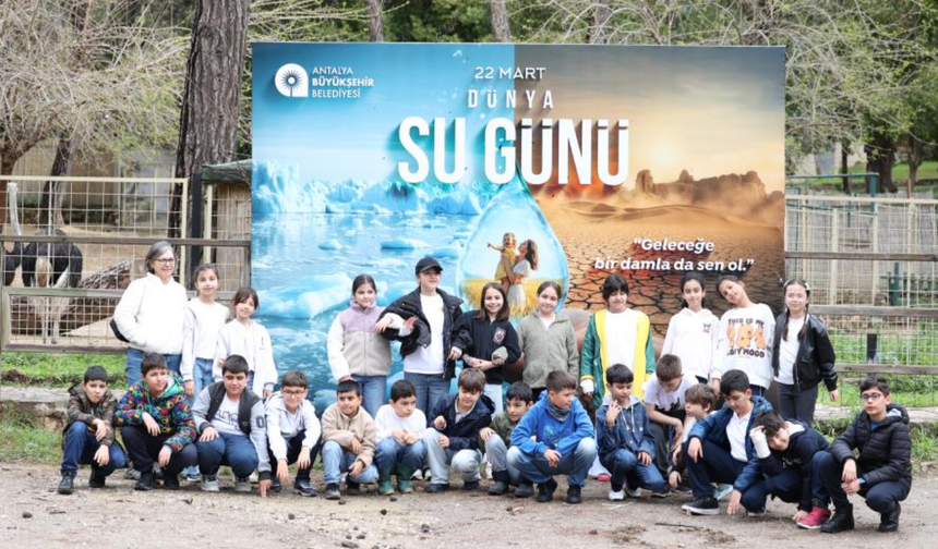 Büyükşehir Belediyesi çocuklara suyun önemini anlatıyor