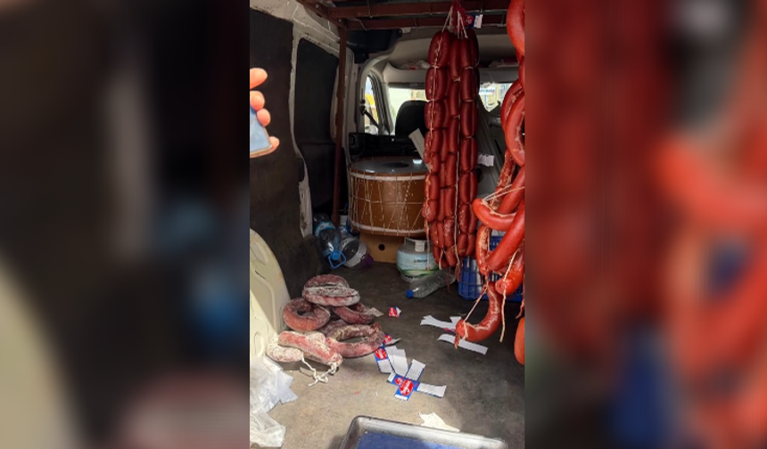 Serik’te tarihi geçmiş sucuk ele geçirildi!