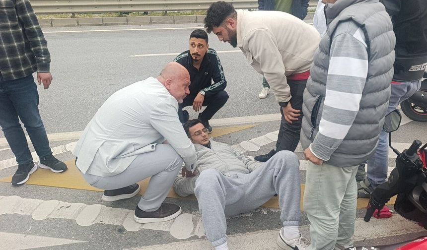 Kazanın ardından şoka girince hastaneye kadar "Ben nasıl kaza yaptım" diye sordu