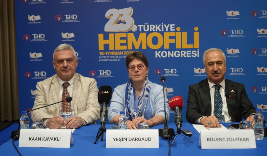 23. Türkiye Hemofili Kongresi Antalya’da başladı