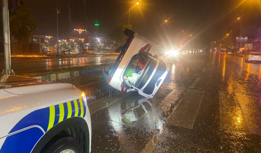 Feci kaza ucuz atlatıldı!