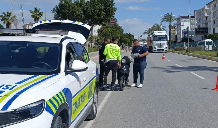 Antalya'da elektrikli bisiklet sürücüsüne rekor ceza!