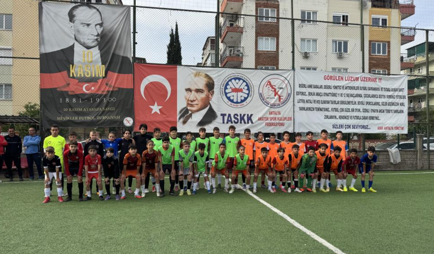 Antalya'da U12 futbol seçmeleri tamamlandı: 95 genç yetenek belirlendi