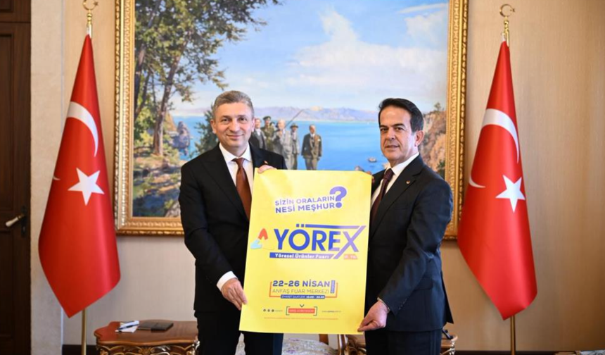 Vali Şahin: "YÖREX Antalya'nın markası"