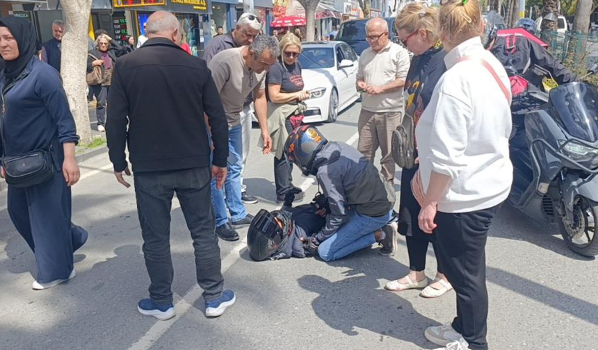 Ölümle burun buruna geldi, kask hayat kurtardı!