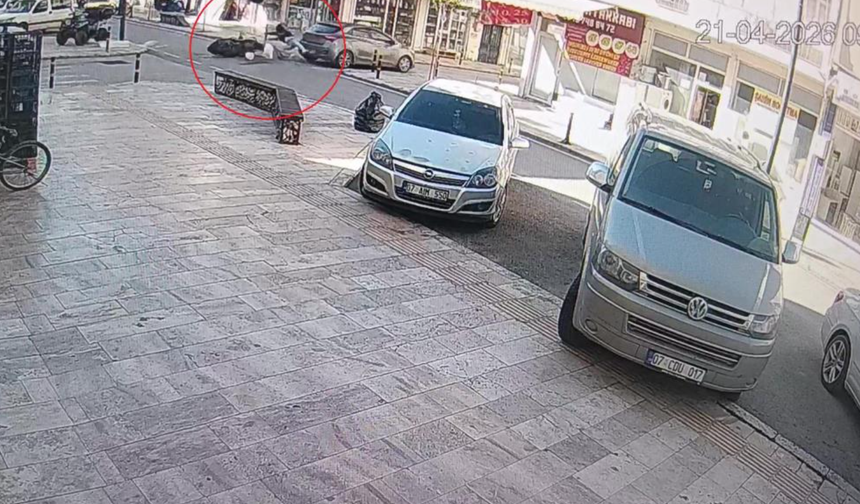 Başında değil motosikletteydi: Facianın eşiğinden döndü!