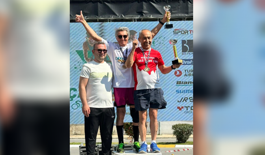 75 yaş üstü kategoride birinci olan milli sporcu
