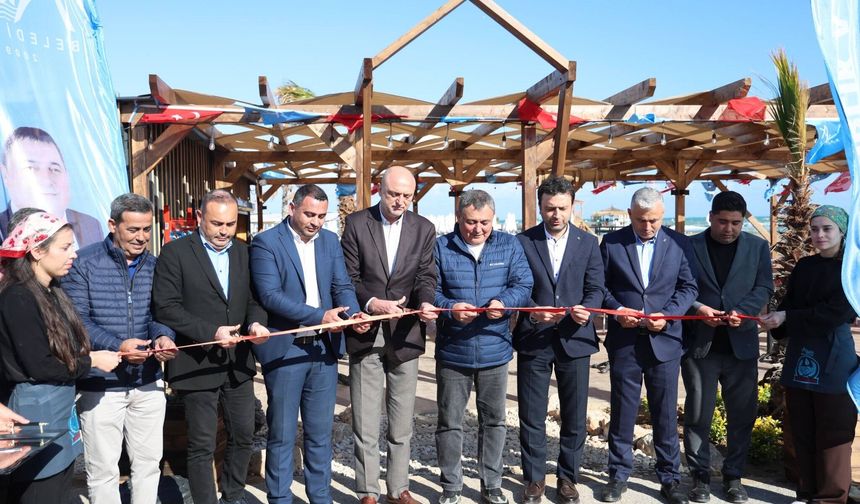Aksu Belediyesi Huzur Plajı hizmete açıldı