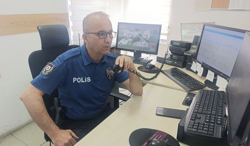 Antalya'da 30 yıllık polis memurundan telsizde arkadaşlarına duygusal veda