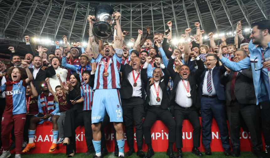 Trabzonspor, Ziraat Türkiye Kupası'na kavuştu