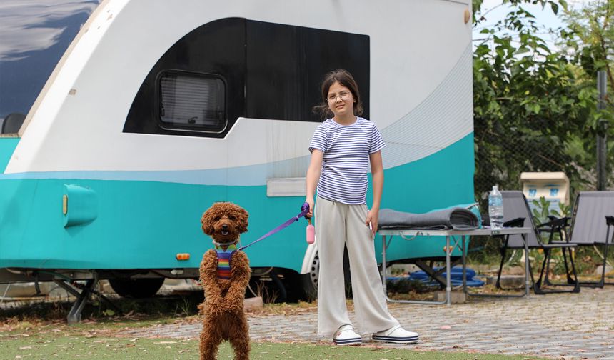 Karavan tutkunlarının bayram rotası Antalya oldu