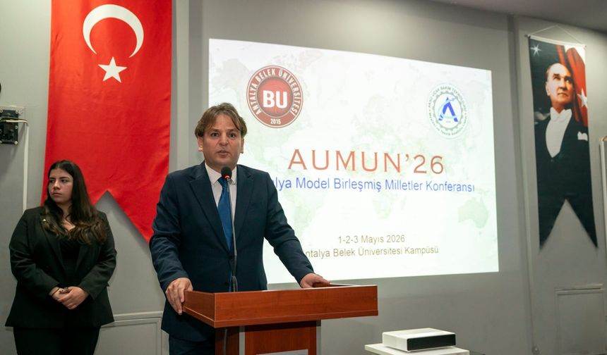 Antalya'da AUMUN'26 başladı: Gençler dünya gündemini tartışıyor