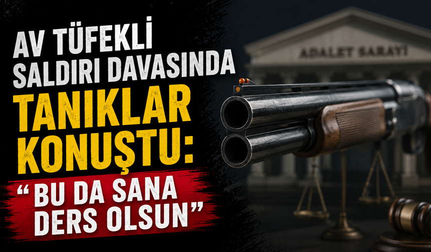 "Bu da sana ders olsun"