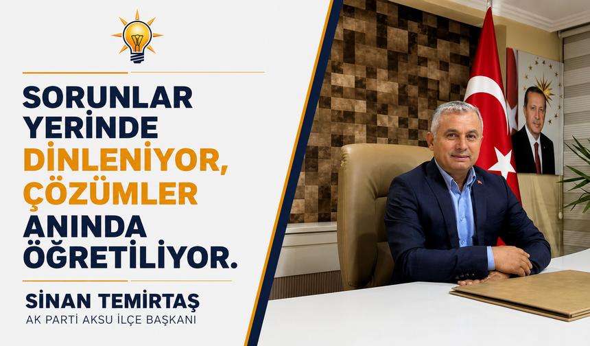 AK Parti Aksu Teşkilatı 35 mahalle için sahaya indi!