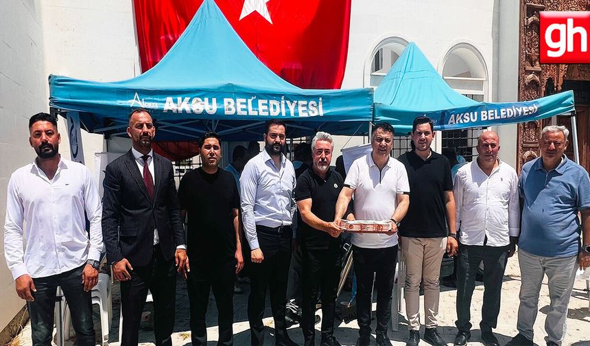 AKGİAD’dan Aksu’da aşure ikramı