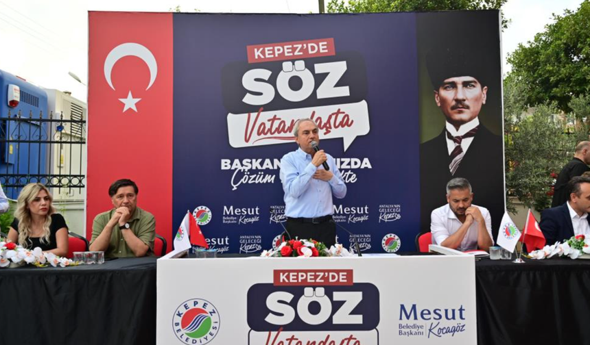 Kepez'de mahallelerin sesi Halk Buluşması'nda yükselecek