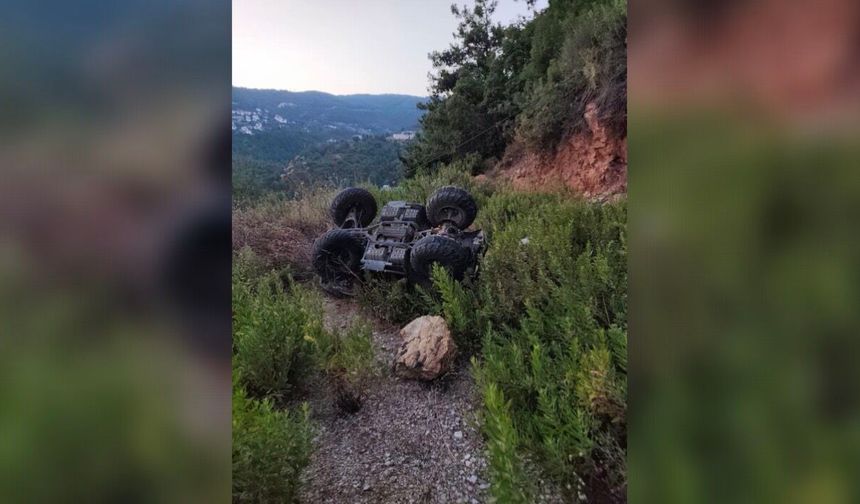 Alanya’da ATV faciası ucuz atlatıldı!