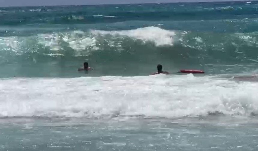 Alanya’da korku dolu anlar!
