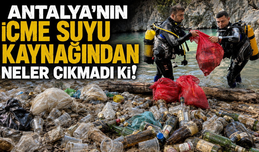 " Piknik yapan vatandaşların çöpleriyle dolu"