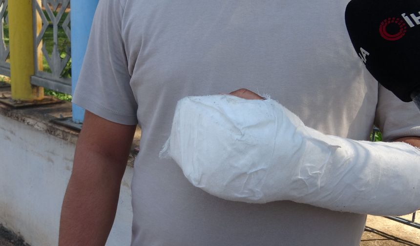 Sipariş almaya gittiği işletmede döner bıçaklı saldırıya uğradı!