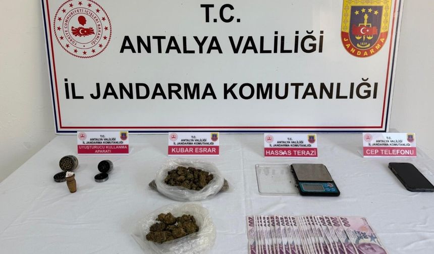 Serik'te uyuşturucu operasyonu: 1 şüpheli tutuklandı