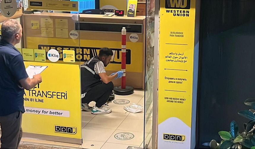 Döviz bürosuna silahlı ve maskeli soygun girişimi