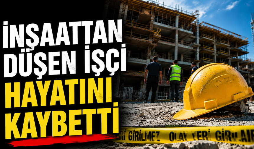 Alanya'da inşaattan düşen işçi hayatını kaybetti