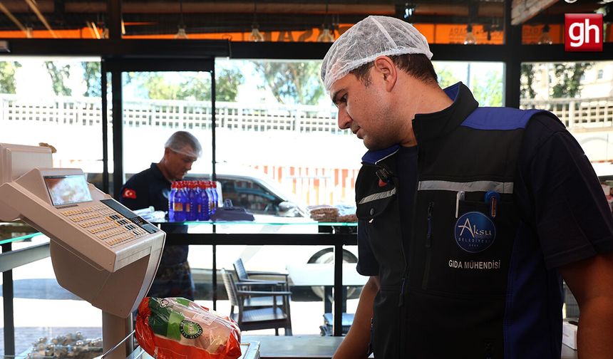 Aksu’da zabıta ekiplerinden gıda işletmelerine sıkı denetim