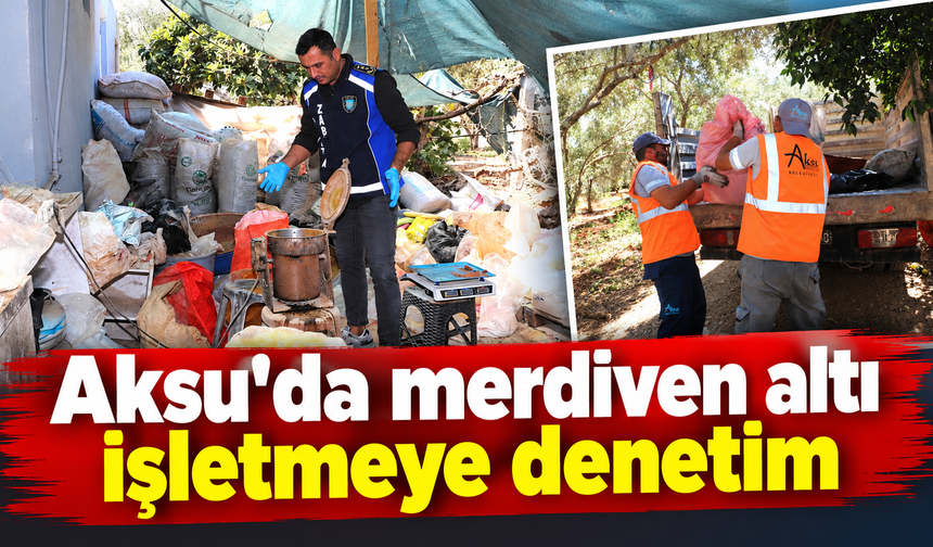 Ortamda fare, böcek ve çeşitli haşerelerin bulunduğu belirlendi