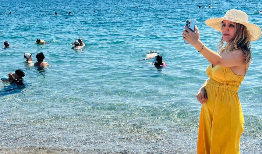 Antalya sahillerinde okul öncesi yoğunluğu
