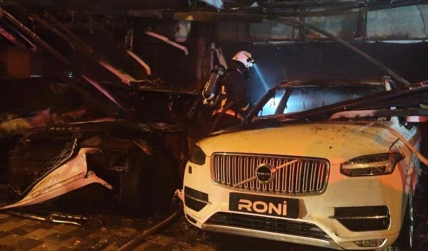 Antalya'daki oto galeri yangınından ‘Daltonlar' çıktı: 3 gözaltı