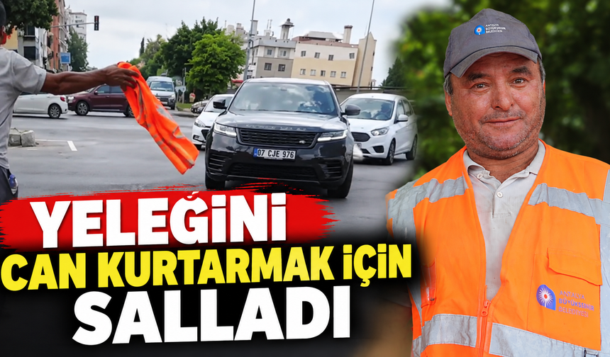 Temizlik işçisi reflektörlü yeleğini sallayıp kazaya giden ambulansa yol açtı