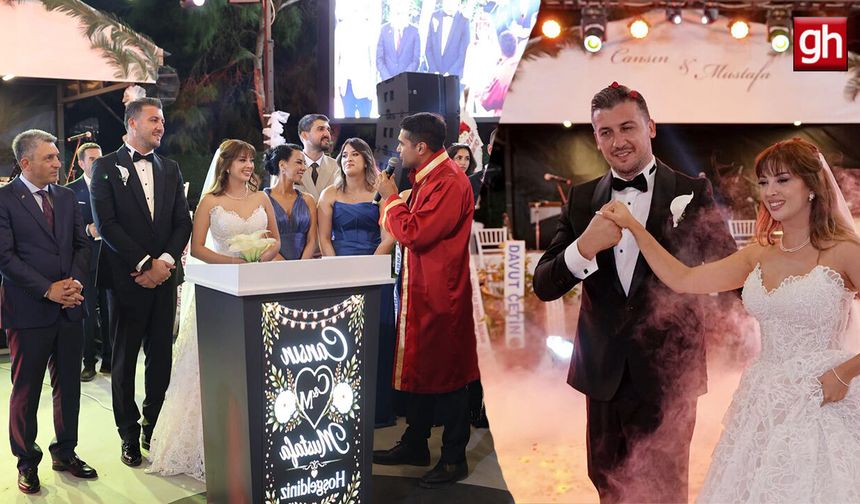 Başkan Kocagöz'ün kızı dünyaevine girdi
