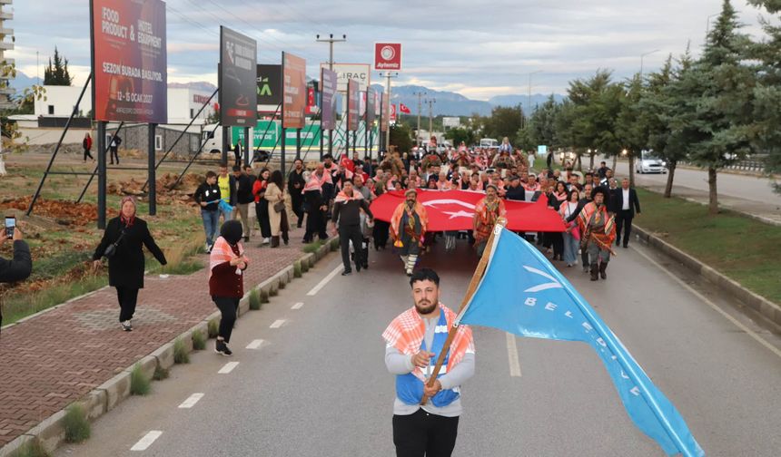 Aksu’da Cumhuriyet coşkusu Yörük kültürüyle buluştu