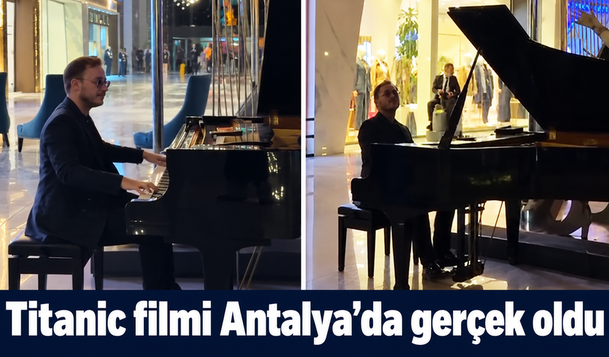 Oteli su bastı, o piyano çalmaya devam etti