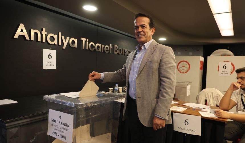 Antalya Ticaret Borsası’nda seçimin ilk turu tamamlandı