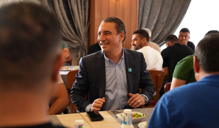 Berkay Bahar Gazipaşa’da esnaf ve üyelerle buluştu