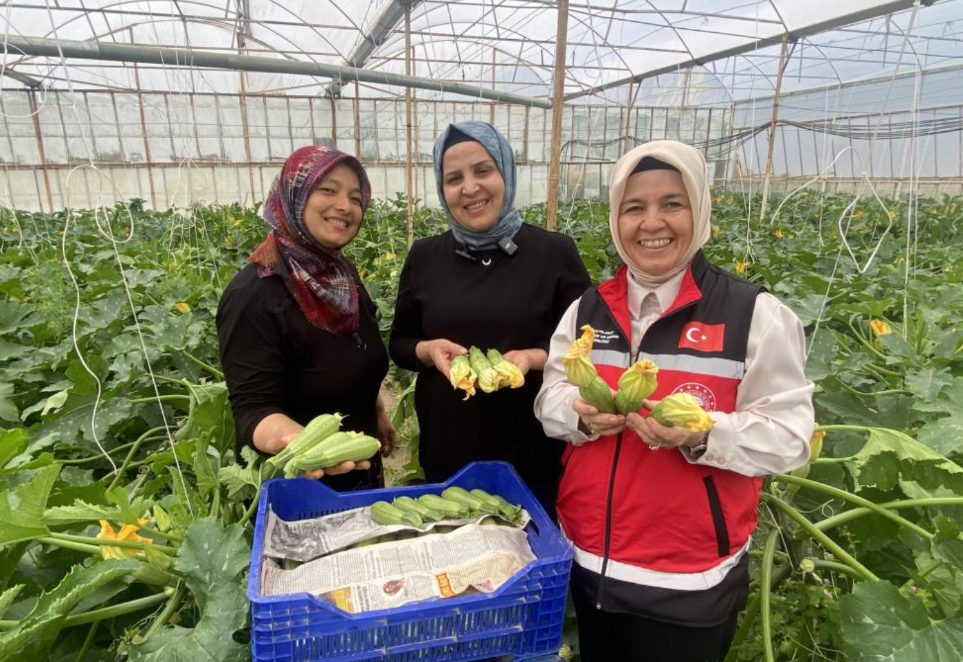 Aksu'da kadın çiftçi hem üretiyor hem ihraç ediyor hem de pazarda satıyor