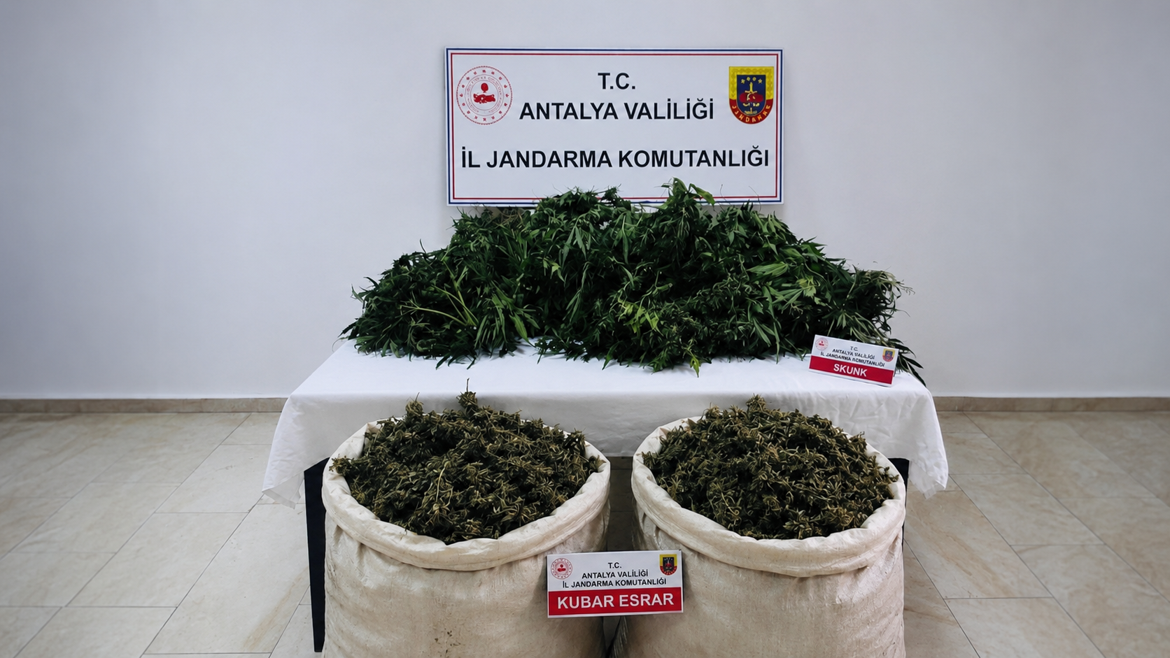 Antalya'da uyuşturucu operasyonu!