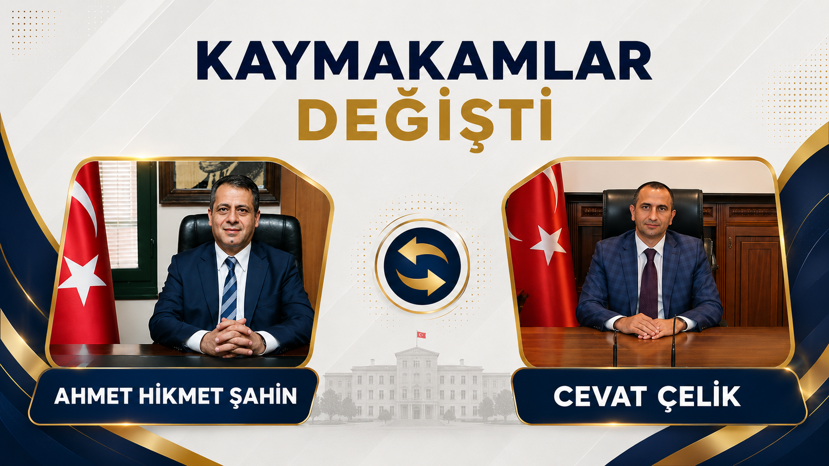 Aksu kaymakamı değişti!