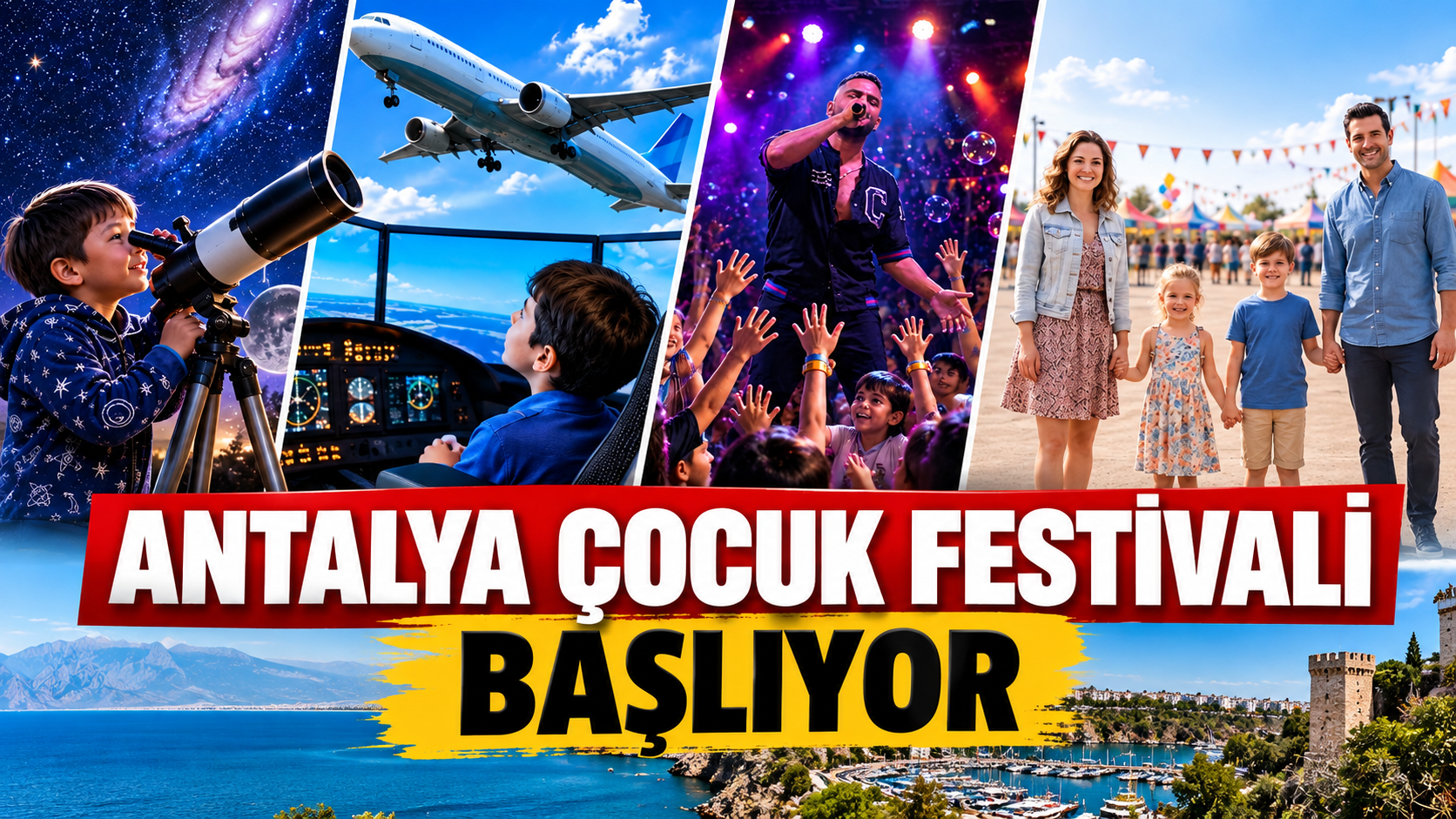 1. Antalya Çocuk Festivali geliyor!