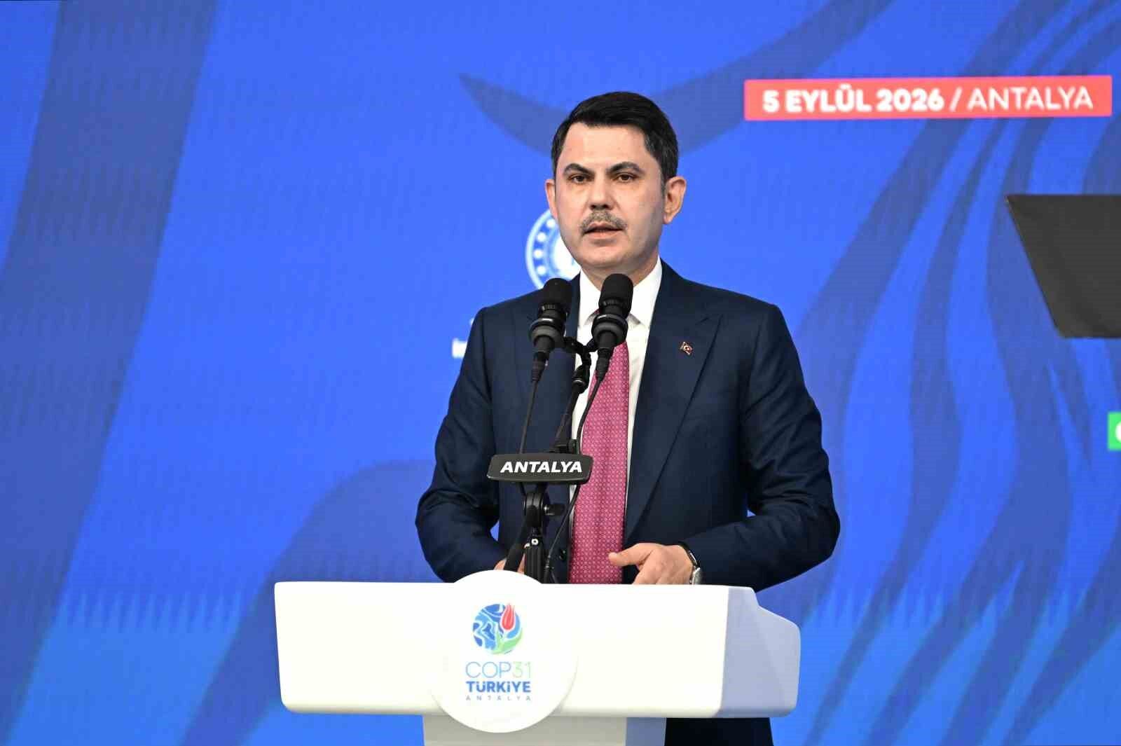 Bakan Kurum'dan COP31 sonrası EXPO alanı açıklaması: "Burası 7 gün 24 saat işleyen, Antalya'ya değer katan bir tesis ola